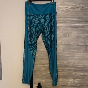 Under Armour Blue Patterned Leggings